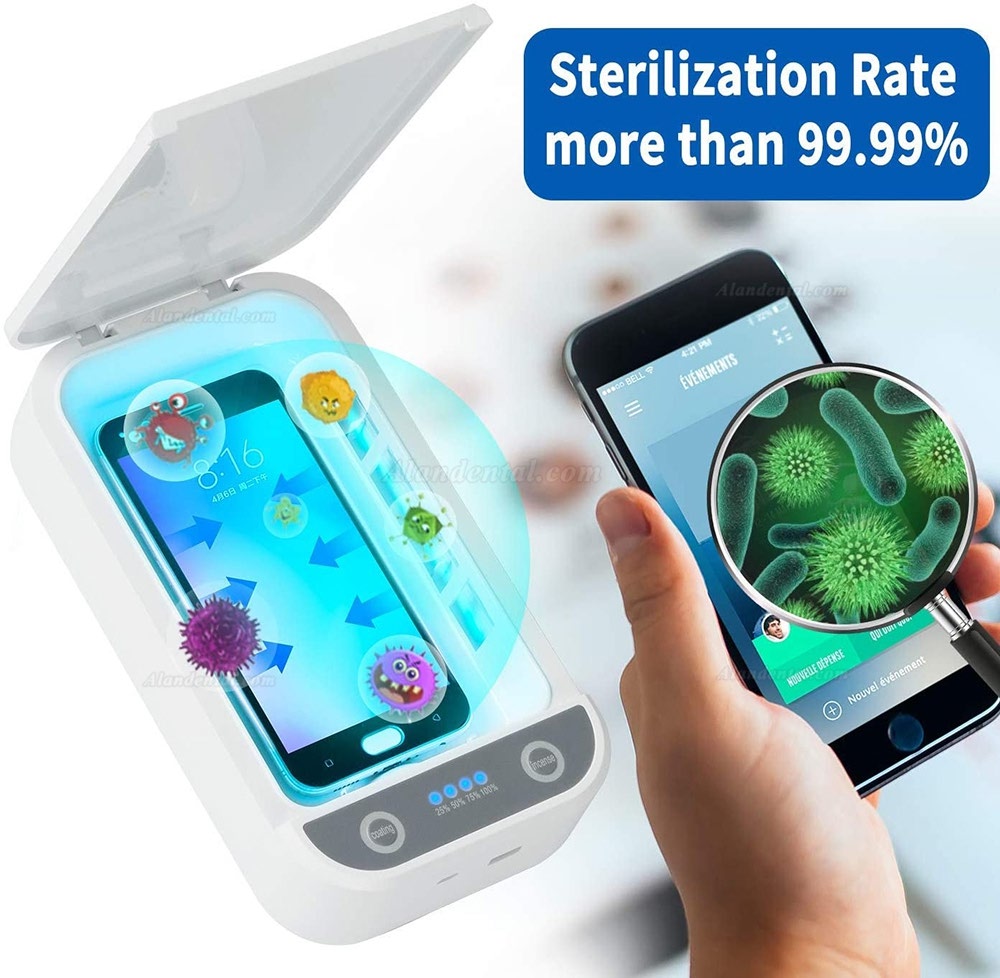 Smart Phone Sanitizer UV Lights Portable Cell Phone Sterilizer Box